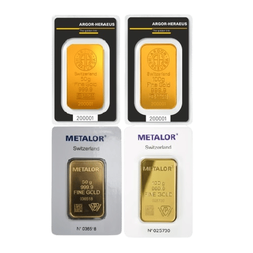 Investerings Guldbarre Nr. 1, 999,9 ‰ - Vitus Guld