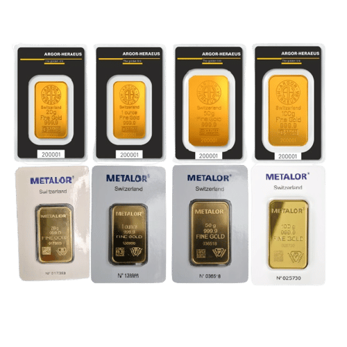 Guldbarre pakker. Kombinationer af flere guldbarre til en fordelagtig pris. Investeringsguld til dit portefølje med sikker handel på Vitus Guld webshop.