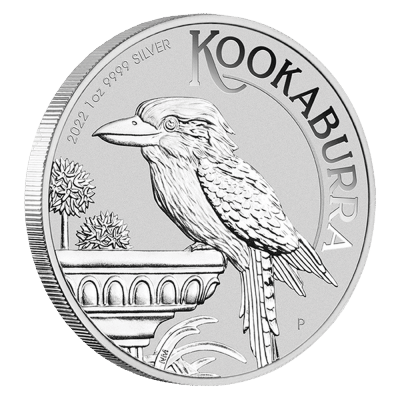 Kookaburra 1 Oz sølvmønt 2022. Køb investeringssølv til Danmarks bedste sølvpris hos Vitus Guld.