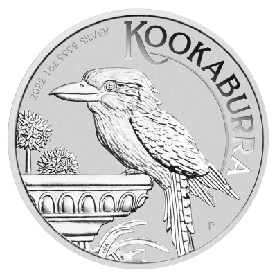 Kookaburra 1 Oz sølvmønt 2022. Køb investeringssølv til Danmarks bedste sølvpris hos Vitus Guld.