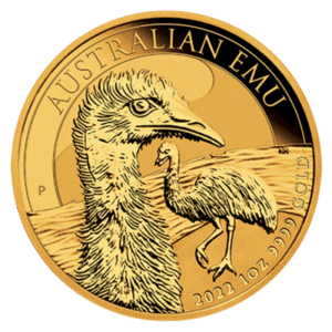 Emu - 1 oz 999,9 ‰, 31,1 gr. 24 karat - år 2022 Køb guldmønter og guldbarrer til bedste guldpriser