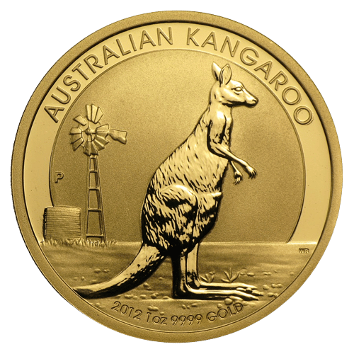 Australsk Kangaroo 1 Oz guldmønt 2012 - køb guldbarrer og guldmønter til bedste guldpriser i Danmark. Køb guld online i dag