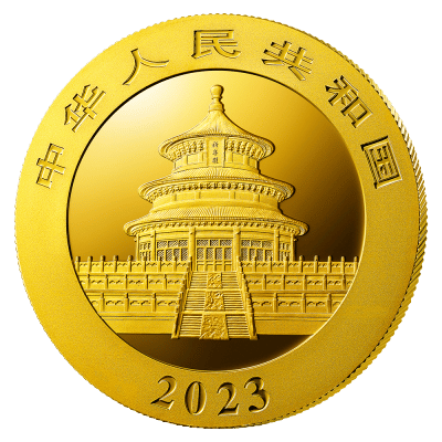 Kinesisk Guld Panda 30 gr. 999 ‰ 24 karat - År 2023. Vitus Guld - Danmarks Førende guldforhandler af guldmønter