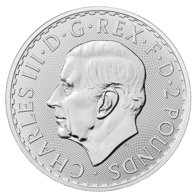 1 oz Charles III Britannia sølvmønt år 2023 - køb sølvmønter til bedste sølvpriser i Danmark