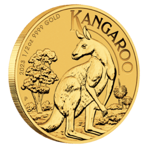halv ounce Australian kangaroo år 2023 - køb guldmønter hos Vitus Guld til bedste guldpriser