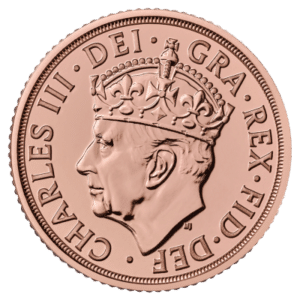 sovereign Guldmønt 22 karat - Kroningen af Kong Charles III år 2023 - køb guldmønter hos Vitus til bedste guldpriser