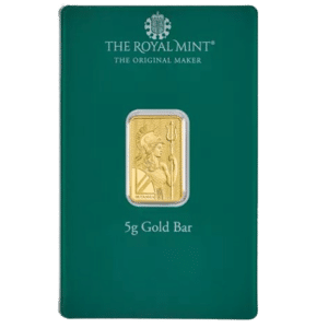 5 gr. guldbarre Glædelig Jul - merry Christmas guldbarre fra Royal mint - køb guld til bedste guldpriser