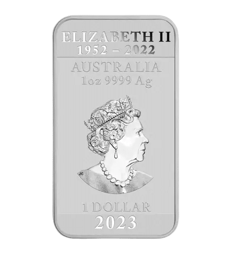 Dragon sølvbarre -sølvmønt år 2023 - 1 oz - 31,1 gr finsølv - køb sølv til bedste sølvpriser online