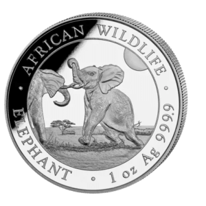 Somali Elefant 2024 - køb sølvmønter år 2024 hos Vitus Guld til bedste sølvpris online