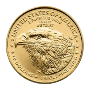 American Gold Eagle 1/4 oz guldmønt - køb dit guld online hos Vitus Guld til de bedste priser i Danmark.