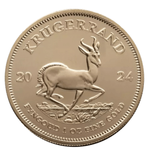 Sydafrikansk 1 oz krugerrand guldmønt år 2024 - køb guldmønter til bedste guldpriser online