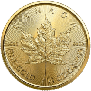 Canadian Maple Leaf Guldmønt 14 oz 999,9 ‰, 7,775 gr. 24 karat - Køb guld til markedets bedste pris