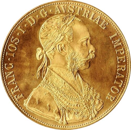 4 Ducat Franz Joseph I Guldmønt, 13,96 gr., 23,6 karat 986 ‰ - År 1915. køb guldmønter online til bedste guldpriser nu