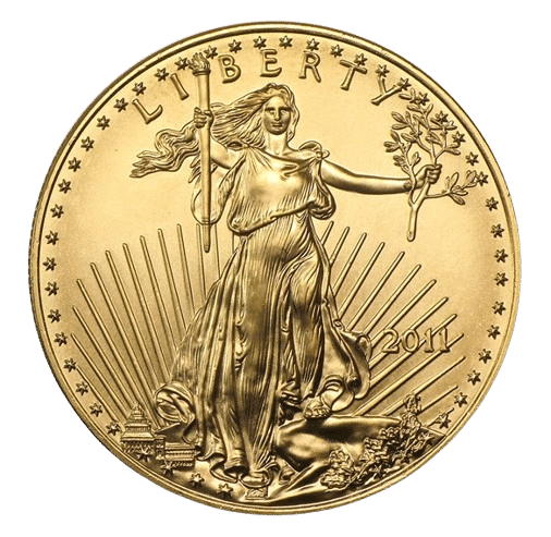 Cirkuleret Gold Eagle årgang 2011. Køb cirkulerede guldmønter online hos Vitus Guld til danmarks bedste priser. Lås guldprisen.