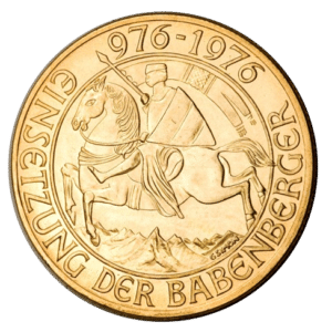 Cirkuleret Babenberg Dynasty 13,5 gr. Guldmønt 1976 - Køb dine guldmønter online hos Vitus Guld til markedets bedste priser.