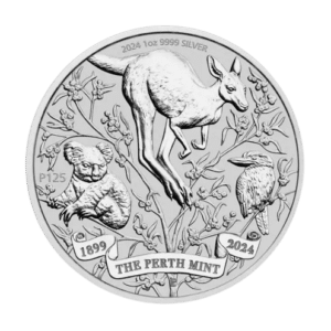 Anniversary Perth Mint År 2024 - 1 oz 999,9 ‰, 31,1 gr. Finsølv - Køb sølv online
