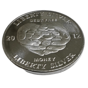 Liberty Silver is Money Sølvmønt år 2012, 1 oz 31,1 gr., Finsølv, 999‰
