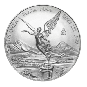 Mexican Libertad sølvmønt år 2023 - 14 oz 999 ‰, 7,775 gr. Finsølv - Køb sølv online i dag