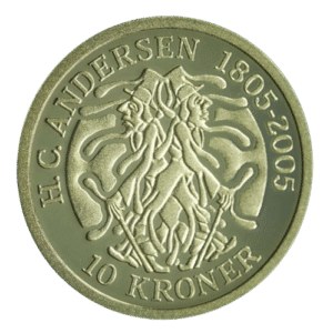 Cirkuleret 8,65 gr. H. C. Andersen "Skyggen" guldmønt årgang 2006. Køb cirkulerede guldmønter i dag hos Danmarks foretrukne guldhandler.