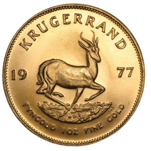 År 1977 krugerrand guldmønt 1 oz - køb guldmønter til bedste guldpriser i DK - lås guldprisen online nu