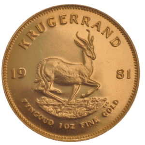 År 1981 krugerrand guldmønt 1 oz - køb guldmønter til bedste guldpriser i DK - lås guldprisen online nu