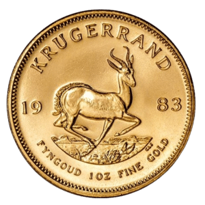 År 1983 krugerrand guldmønt 1 oz - køb guldmønter til bedste guldpriser i DK - lås guldprisen online nu