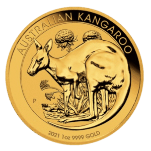 Cirkuleret 1 oz Australian Kangaroo guldmønt 2021. Køb cirkulerede Kangaroo guldmønter online til markedets bedste pris.