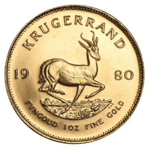 År 1980 krugerrand guldmønt 1 oz - køb guldmønter til bedste guldpriser i DK - lås guldprisen online nu