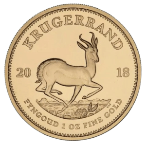 Cirkuleret Krugerrand guldmønt 1 oz årgang 2018. Køb cirkulerede guldmønter online i dag på Vitus Guld.