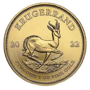 Cirkuleret 1 Oz Krugerrand årgang 2022. Køb guldmønter online hos Vitus Guld til markedets bedste priser. Lås guldprisen i dag.