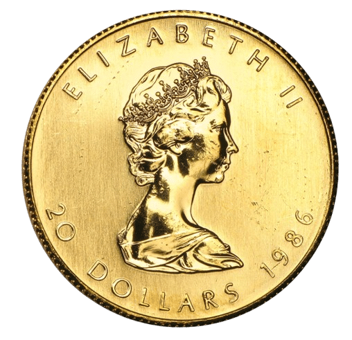 Cirkuleret 1/2 Oz Maple Leaf Guldmønt årgang 1986. Køb investeringsguldmønter online hos Vitus Guld til markedets bedste priser. Lås prisen i dag.