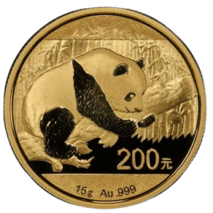 Kinesisk Guld Panda 15 gr. 999 ‰ 24 karat - År 2016. Vitus Guld - Danmarks Førende guldforhandler af guldmønter