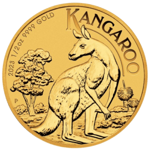 Australsk Kangaroo 1/2 Oz guldmønt 2023 - køb guldbarrer og guldmønter til bedste guldpriser i Danmark. Køb guld online i dag