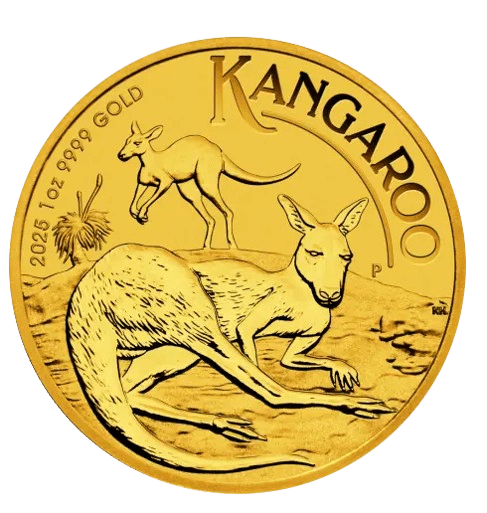 1 oz kangaroo guldmønt 2025 - køb guldbarrer til bedste guldpris