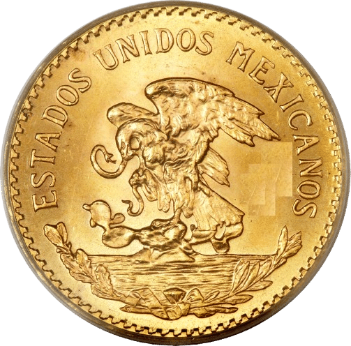 20 mexican pesos Azteca - køb guldmønter hos Vitus Guld - Danmarks bedste guldpris