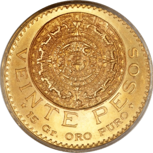 20 mexican pesos Azteca - køb guldmønter hos Vitus Guld - Danmarks bedste guldpris