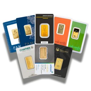 10 gr. Guldbarre 999,9 ‰, Vilkårlige LBMA producenter